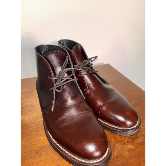 Thursday Boot Co. Everyday Scout Chukka Boots Brown Leather Mens Sz 6.5 Handmade main image 5
